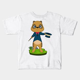 Meerkat Wizard Magic wand Kids T-Shirt